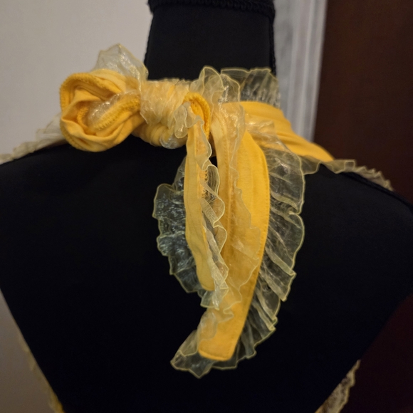 EUC Yellow Belly Dance Costume - Picture 5 of 7